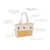 Hobby Gift Craft Bag, Bee-Applique, 13 x 36 x 31cm