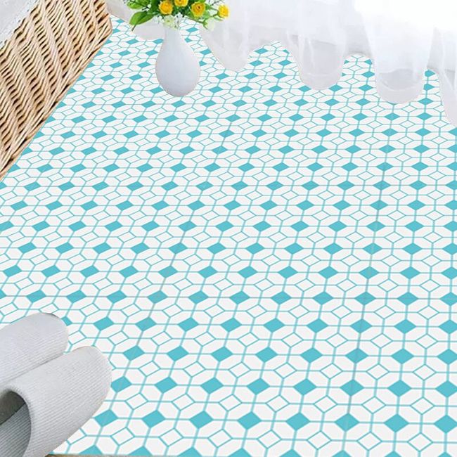 10Pcs Bathroom Kitchen Bedroom Floor Stickers Self-Adhesive Wear