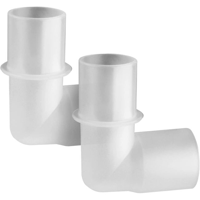 2 Pack Tubing Elbow Adapter for AirSense10 AirStart AirCurve ResMed CPAP Machine