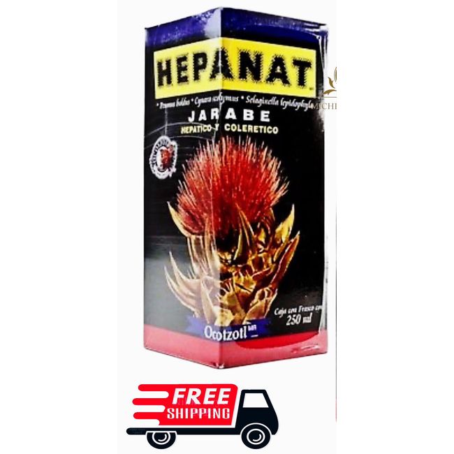 HEPANAT JARABE HEPATICO Y COLERETICO FRASCO DE 250 ML