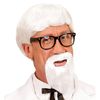 Widmann 06749 Kentucky Colonel Wig & Beard, Multi-Colour