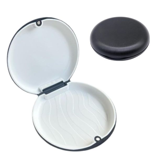 CIRADA Mouthpiece Case, Small, Lightweight, Durable, Long Lasting, Thin, Compact (Black)