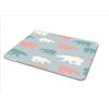 Pastel Polar Bears Winter Scene Print Pattern PC Computer Rectangle Mouse Mat Pad