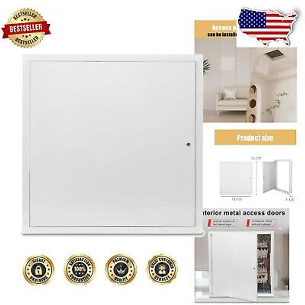 Seamless 14'' x 14'' Drywall Access Door with Screwdriver Latch – Easy Install