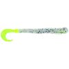 Big Bite Baits 4" DISC Worm/Blue Pearl/Chartreuse Tail (10 Pack)
