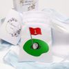 Azeeda 15cm 'Golf Ball & Hole' Satin Drawstring Bag/Pouch (SB00031254)