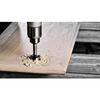Freud Precision Shear Serrated Edge Forstner Drill with Steep Angled Cutting Edges for Bottom, Pocket and Overlapping Holes - 1-3/8" Diameter, 3/8" Shank, 3-1/2" Length - PB-010