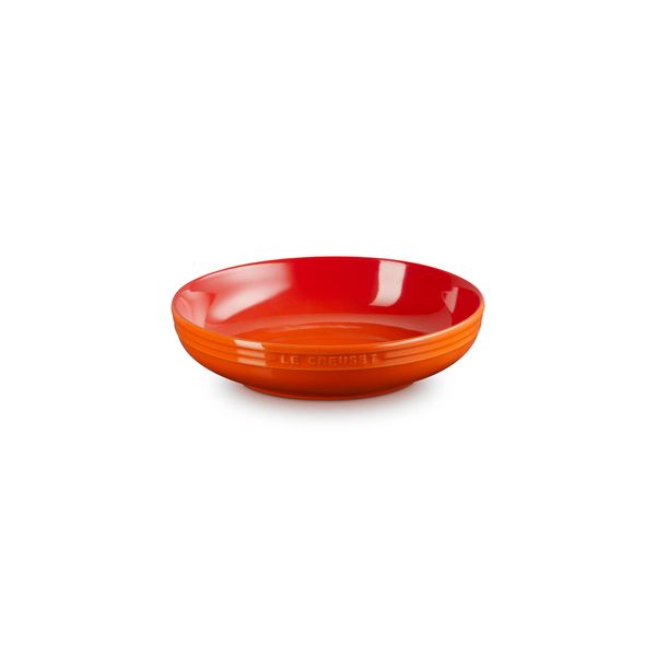 Le Creuset Round Dish, Deep Plate, 7.9 inches (20 cm), Orange, Heat Resistant, Cold Resistant, Microwave, Oven, Dishwasher Safe, Oven Plate, Bakeware