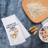 MYSOMY Funny Corgi Rectangular Kitchen Towel, 40.5 x 61 cm, Polyester/Polyamide (80/20 blend), Without a Corgi at Your Feet