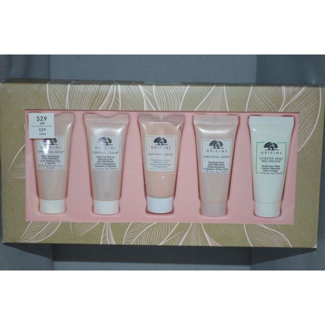 Origins Glow On 5 Piece Mini Set New Boxed