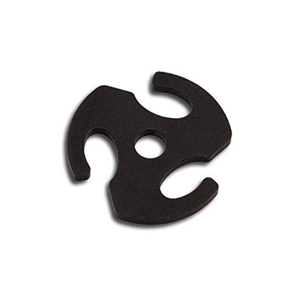 Single Aluminium Star Black Protected