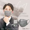 ISDG Dotcom Spunlace Non-woven Color Mask, Individually Packaged, Gray, Set of 10 Bags