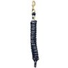 Weaver Leather Poly Lead Rope, Black/Hunter Green/Tan, 10 foot