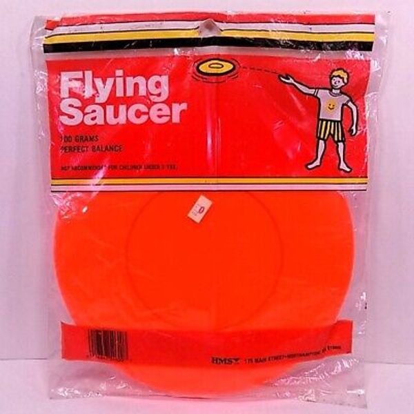 Vintage Flying Saucer Disc NEW Original Packaging 100 Grams Perfect Balance HMS