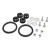 uxcell Universal Black Quick Release Fastener Kit Car Bumper Trunk Fender Hatch Lid