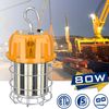 LED Temporary Work Light 80W 11,600LM Construction Jobsite High Bay Work Lights