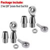 5/8” Heim Joints Rod End Kit, Left and Right Hand Thread Heim Joint,2 Link 750”