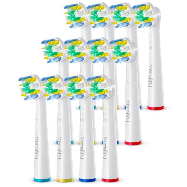 12-Pack Electric Toothbrush Replacement Heads - Brush Heads Refill for Professional Electric Toothbrushes