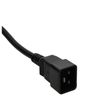 kenable C19 Plug to C20 Socket Server/UPS Extension Cable 16A 250V 0.5m 50cm Black [0.5 metres]