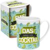 XL Cup with Cocktail Motif