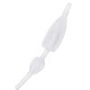 Cleanstream Inflatable Double Bulb Enema System, Premium Silicone, Water Bottle Cleansing Kit, in-Line Accelerator Bulb, Clear, 1 Count