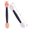 Disposable Eyeshadow Applicator Make up Eyeshadow Brushes Double Sided Sponge Applicator with Storage for Women and Girls (50Pcs）