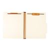 Staples 384873 Classification Folders 2/5-Cut Top Tab LTR Manila 10/BX