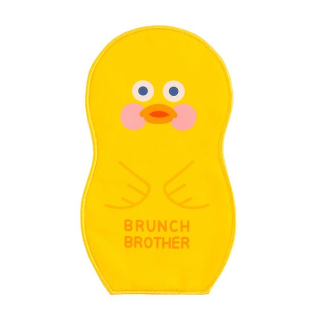 Branch Brother 000388-0002-01 Pocket Towel, Smartphone/Glasses Wipe Handkerchief, Dag, Yellow, Brunch Brother