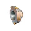 4" Face Shell Mill Cutter 45 Degree 5 Flutes Face Milling Cutter W SEKT Inserts