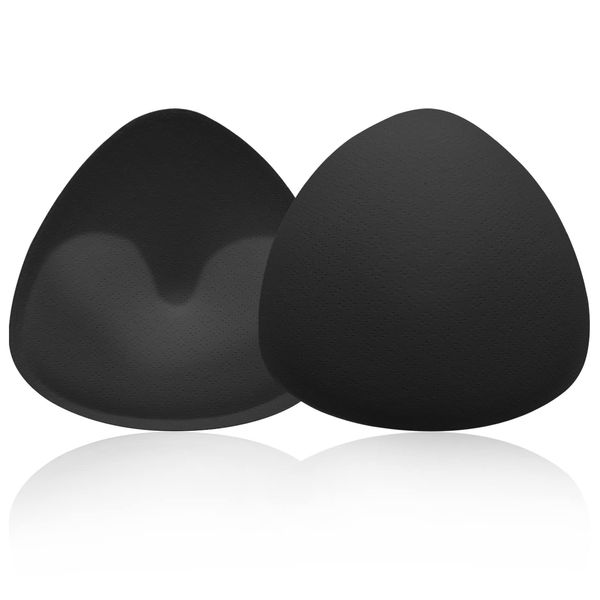 WLLHYF 1 Pairs Triangle Bra Pads Inserts, Breathable Bra Inserts Skin Color Removable Breast Padding Soft and Comfortable Breast Enhancers Bra Pads for Women Girls Bra Any Cup Cover