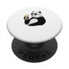 Cool Sunglasses Panda Bear Drinking Beer Pandas PopSockets Swappable PopGrip