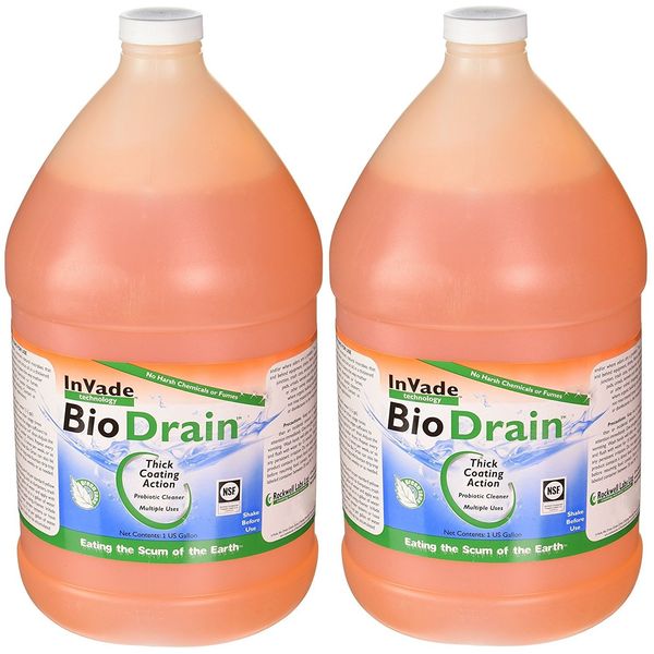 InVade Bio Drain Gel Gallon TcjXya, 2Pack (1 gallon)