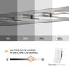 5 Lights 40'' LED Silver Modern Vanity Light Bathroom Mirror Wall Lamp Fixture