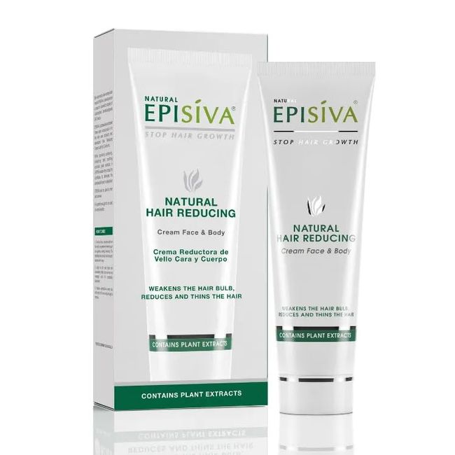 Episiva Natural Hair Reducing Cream for Face and Body Includes Natural Active Ingredients