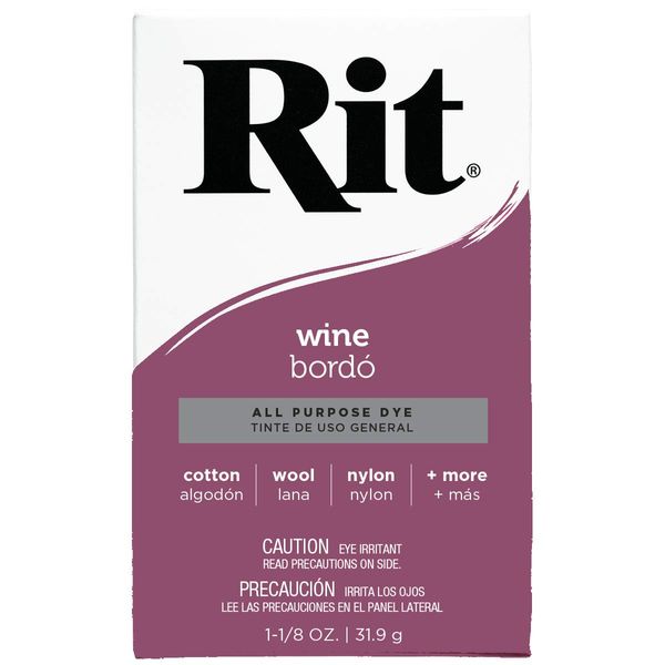 Rit Dye Powder-Wine, Fabric, Multicolor, 1