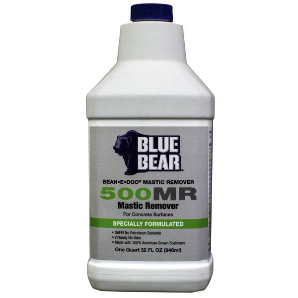 BLUE BEAR 500MR Mastic Remover for Concrete Quart