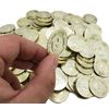 Double-Sided 3D "I Was Caught Being Good" Plastic Metallic Gold Coins (48 PACK)