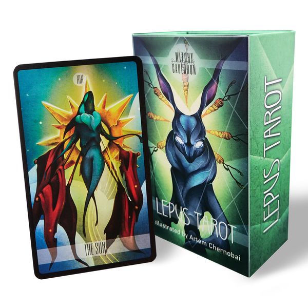 Witchy Cauldron Lepus Tarot, Modern Tarot, Oracle Cards, Bunny, Rabbit, Deviant, Cards with Guide Book (Basic Version)