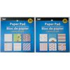 Assorted Designs Craft Paper - 2 Pads Bundle - 72 Sheets - 6 in x 6.25 in