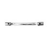 Genius Tools Double Flexible Socket Wrenches -Mirror Finish 18 x 19 mm - 501819