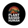 Vegetarischer Mensch auf Pflanzenbasis PopSockets Klebender PopGrip