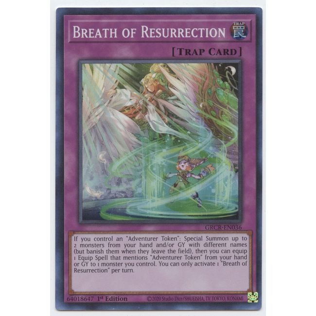 Breath of Resurrection - GRCR-EN036 - Super Rare - 1st Edition