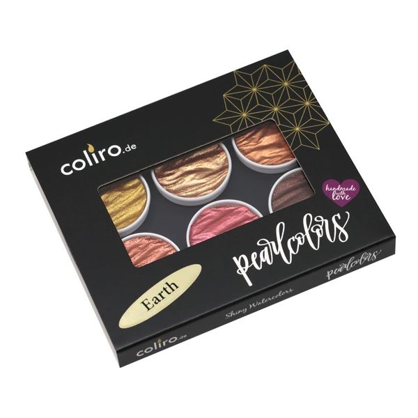 Coliro Earth Pearlcolor Set - Watercolour