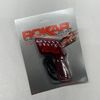 ROKAR, CLEAR RED, HANDHELD HO SLOT CAR SPEED CONTROLLER - MOC