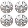 XtremeAuto 14" Car Wheel Trim Set with Chrome Effect Nut Covers Heavy Duty Durable