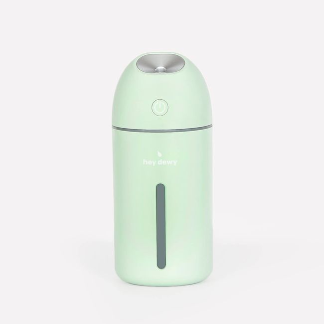 Hey Dewy Wireless, Rechargeable, Self-Care, Skin-Nourishing, Hydrating, Portable Cool Mist Humidifier (Sage)