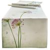 khevga Table Runner Spring Summer Table Decoration Allium Flower 150 x 40 cm