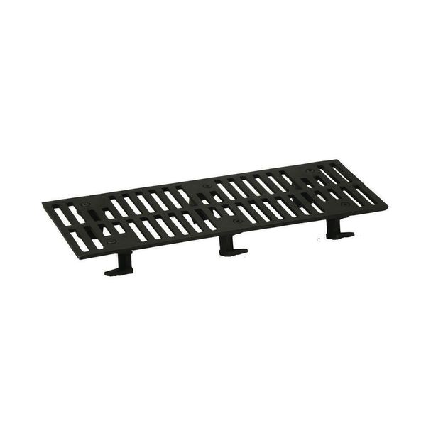 Vogelzang Fireplace Grate for Barrel Kit, Heavy-Duty Cast Iron Rustic (1-Pack)