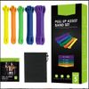 Resistance Bands Set of 5 for Exercise, Pull-Up Assist & Powerlifting