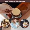 Coffee Filter Papers Round 600 Pcs 2.5"/64mm Replacement Paper Filter Brown Compatible with Coffee Espresso Maker